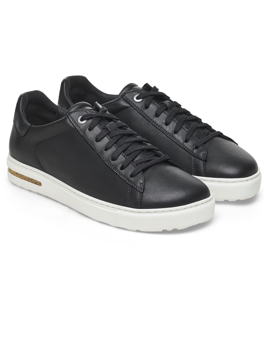 Birkenstock Unisex Black Bend Low Leather Sneakers